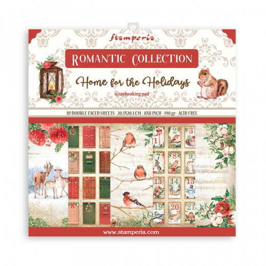 Romantic Home for the Holidays 8x8 Paper Pack