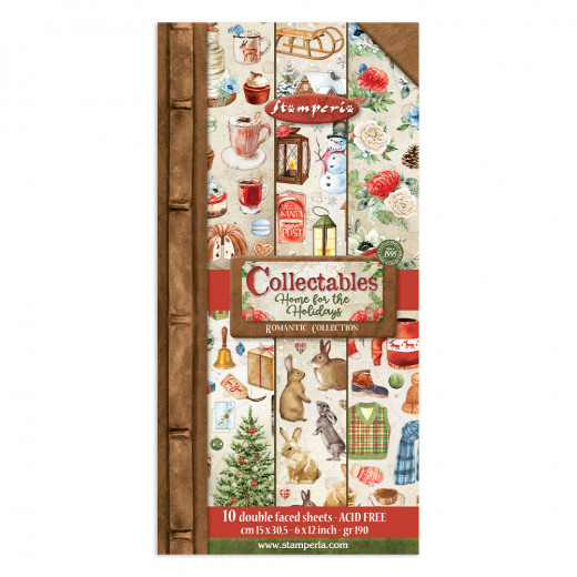Romantic Home for the Holidays Collectables 6x12 Paper Pack