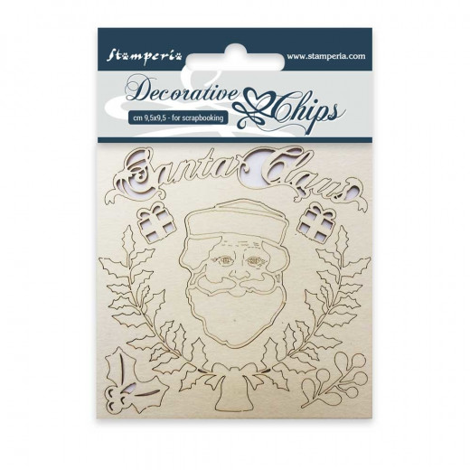 Stamperia Decorative Chips - Santa Claus
