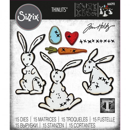 Thinlits Die Set by Tim Holtz - Bunny Stitch
