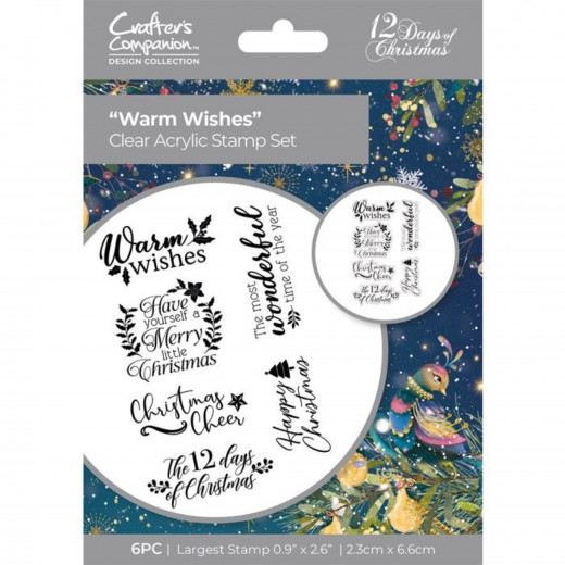 Clear Stamps - Twelve Days of Christmas - Warm Wishes