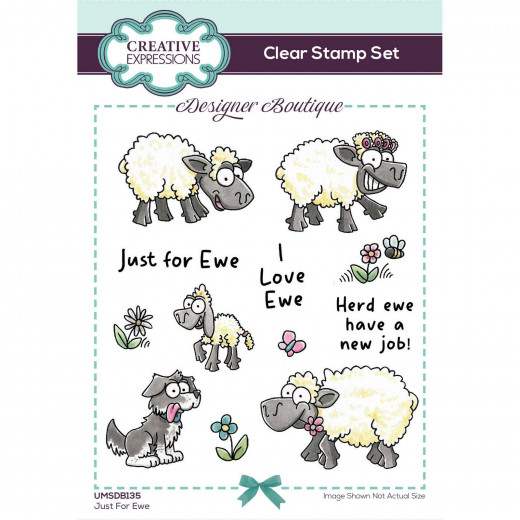 Creative Expressions- Clear Stamps - Just For Ewe
