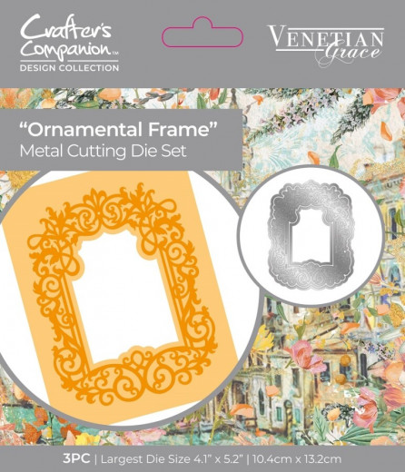 Metal Cutting Die - Natures Garden - Venetian Grace - Ornamental Frame