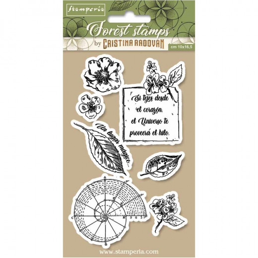 Cling Stamps - Forest Botanical