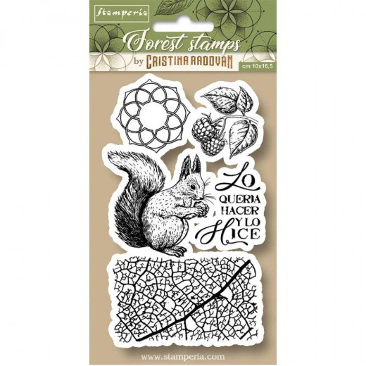 Cling Stamps - Forest Squirrel