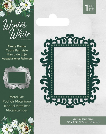 Metal Die - Winter White Fancy Frame