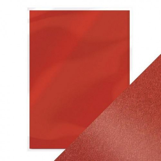 Tonic Pearlescent Card - Red Velvet