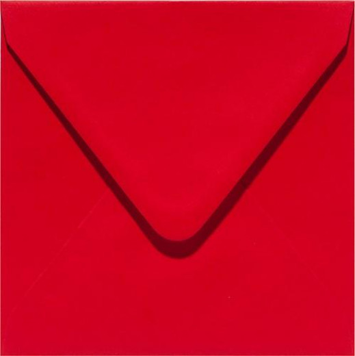 Papicolor Umschlag Quadrat - rot