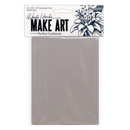 Wendy Vecchi Perfect Cardstock - Grey Card