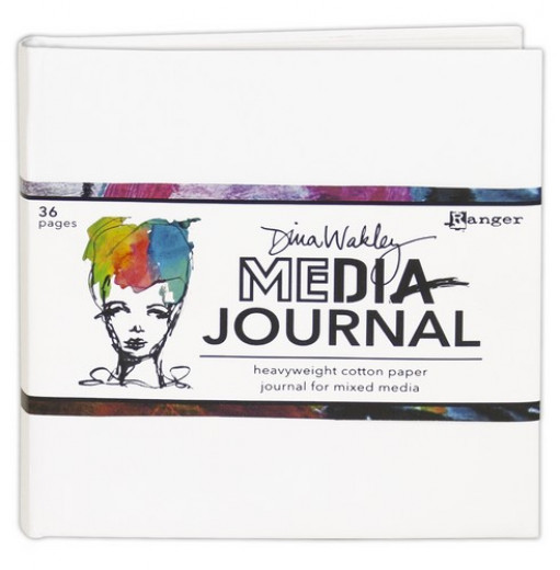 Dina Wakley Media White Journal 6X6
