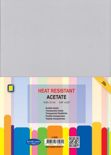 JeJe Transparant Sheets heat resistant A5