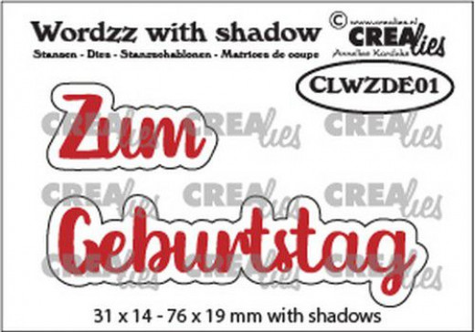 CREAlies Wordzz with Shadow Zum Geburtstag (DE)