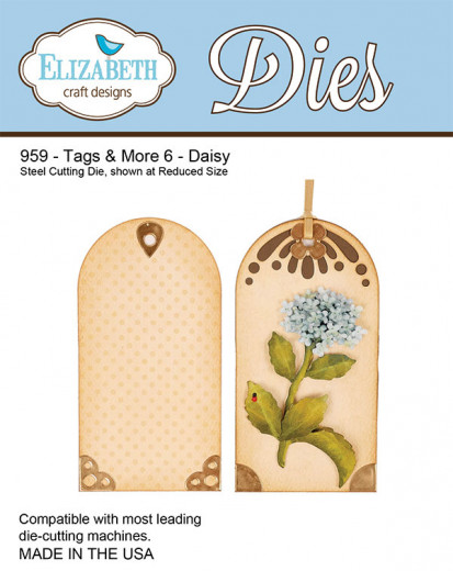 Metal Cutting Die - Tags + More 6 Daisy