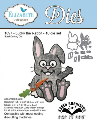Metal Cutting Die - Lucky the Rabbit