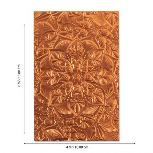 3D Embossing Folder - Floral Mandala