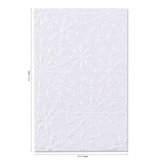 3D Embossing Folder - Jeweled Snowflakes