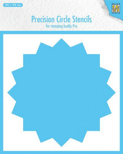 Precision Stencil - 16-Punkt Kreis