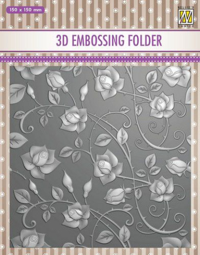 3D Embossing Folder - Rosen