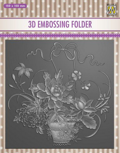 3D Embossingfolder - Blumenstrauß