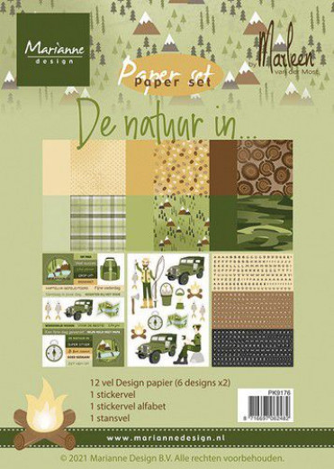 Pretty Paper Bloc - De natuur in By Marleen (NL)
