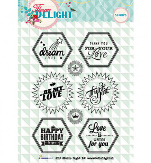 Clear Stamps - Flower Delight Nr. 96