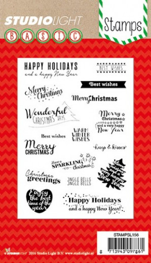 Clear Stamps - Weihnachtstexte (EN) Nr. 156
