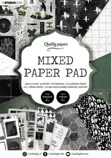 Mixed A5 Pattern Paper Pad - Essentials Nr. 161