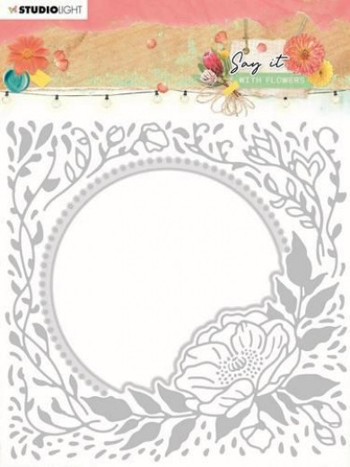 Embossing Folder und Cutting Die - Say it with Flowers Nr. 12