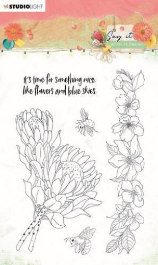 Clear Stamps - Say it with Flowers Nr. 524