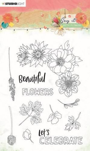 Clear Stamps - Say it with Flowers Nr. 526