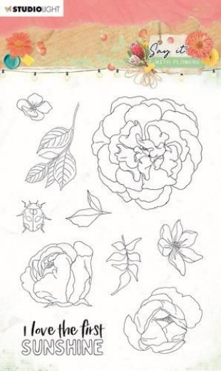 Clear Stamps - Say it with Flowers Nr. 527