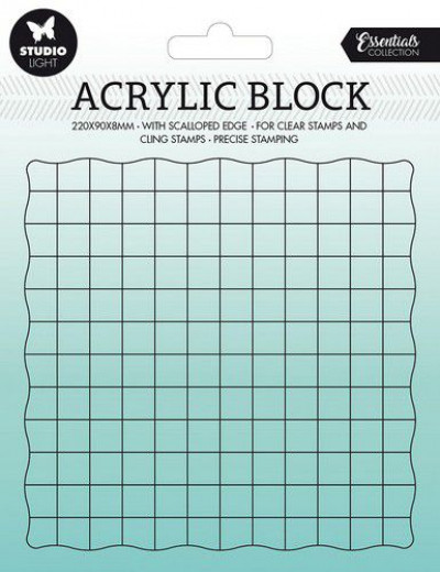 Studio Light Acrylblock für Clear Stamps (12x12cm)