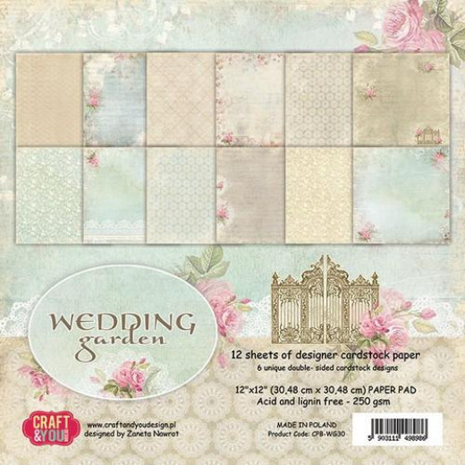 Wedding Garden 12x12 Paper Pad