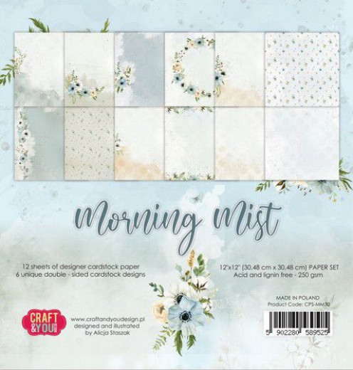 Morning Mist 12x12 Paper Pad