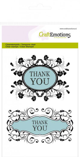 Clear Stamps - Botanica Thank You