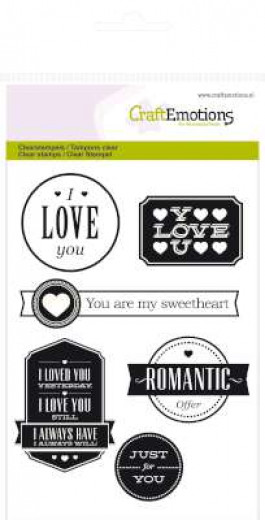 Clear Stamps - Love Texte (ENG)