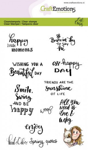Clear Stamps - Kaat en Odey Spring Quotes (ENG)