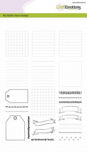 Clear Stamps - Bullet Journal - Rahmen und Kanten