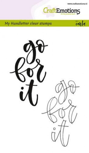 Clear Stamps - Handletter  go for it (ENG)