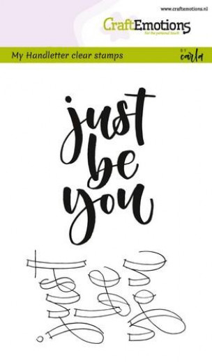 Clear Stamps - Handletter  just be you (ENG)