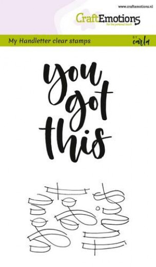 Clear Stamps - Handletter you got this (ENG)