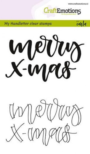 Clear Stamps - handletter - Merry xmas (ENG)