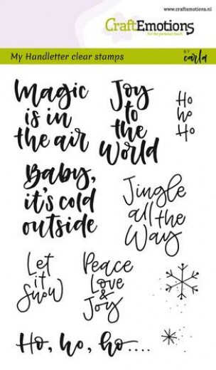 Clear Stamps - handletter - text xmas small (ENG)