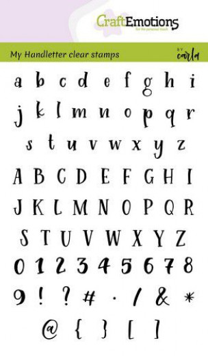 Clear Stamps - Handletter Alphabet Typewriter (A6)