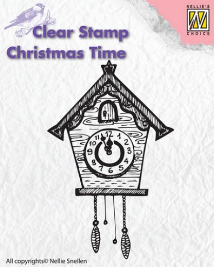 Clear Stamps - Weihnachten Uhr