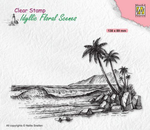 Clear Stamps - Idyllic Floral Scenes Tropische Küste