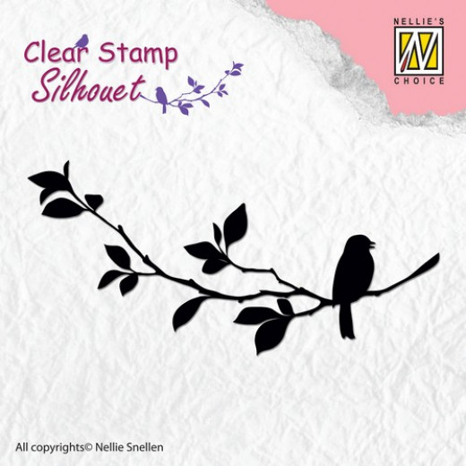 Clear Stamps - Silhouette birdsong 1