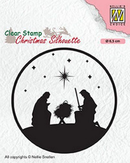 Clear Stamps - Christmas Silhouette Nativity-3