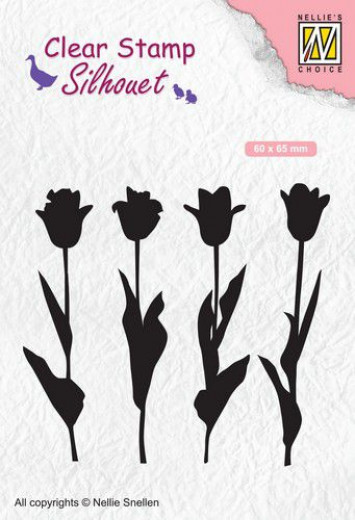 Clear Stamps - Silhouette Tulpen