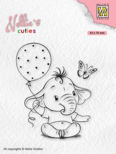 Clear Stamps - Cuties Baby Elefant